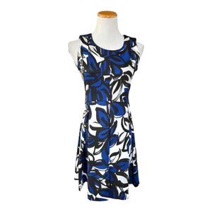 Womens INC International Concepts Floral Fit & Flare Sleeveless Dress - Sz S